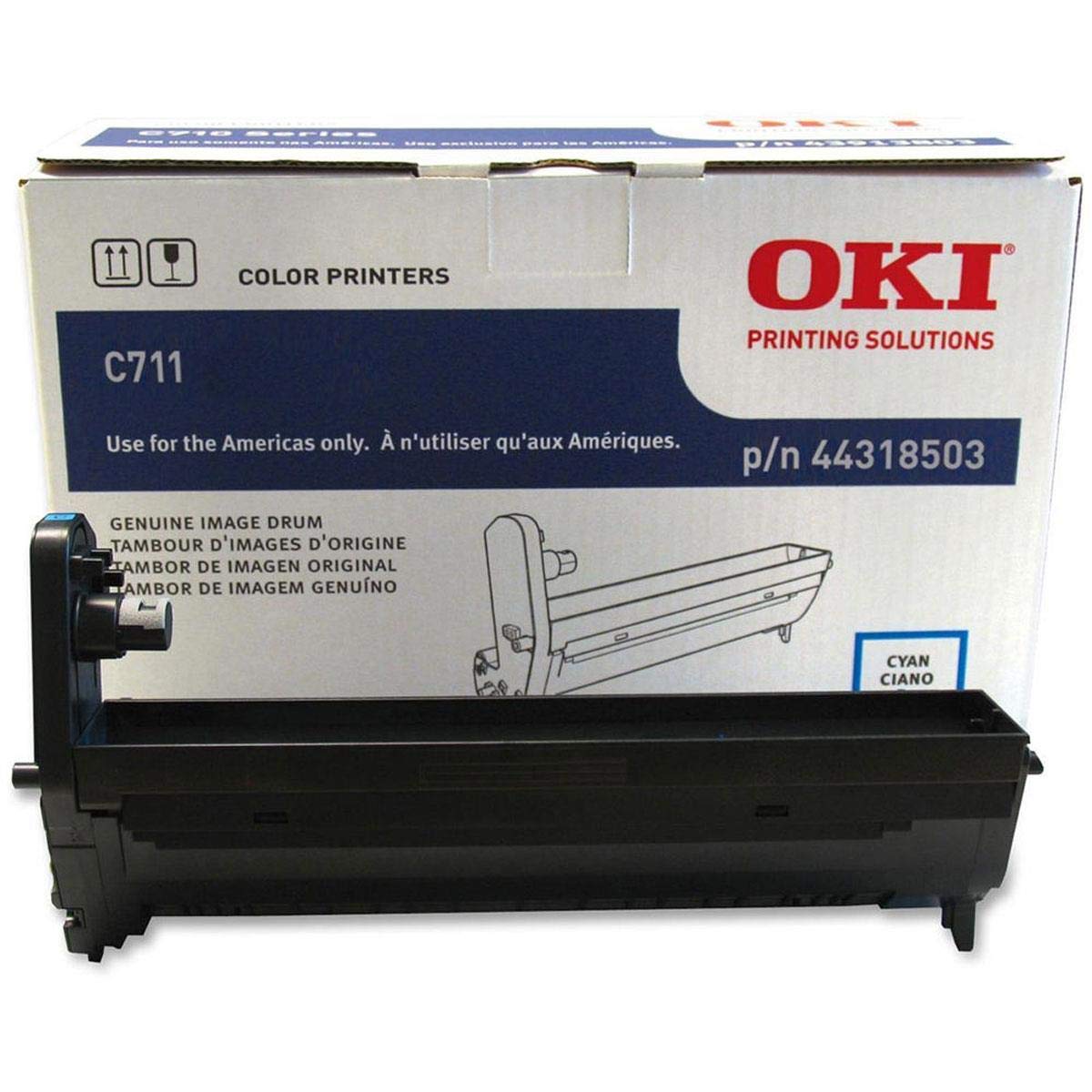 Amazon.com: OKI Data 44318503 Cyan Image Drum for C711 Series